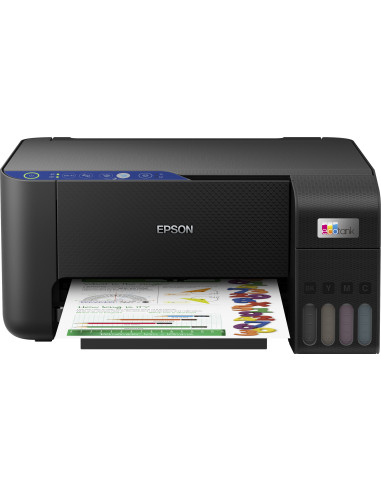Imprimanta multifunctionala Inkjet Color Epson EcoTank L3251, Negru