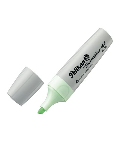 Textmarker 490 ECO Pelikan, din materiale reciclate, 6 culori pastel
