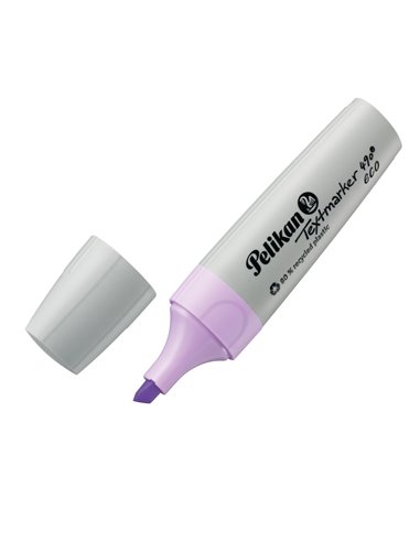 Textmarker 490 ECO Pelikan, din materiale reciclate, 6 culori pastel