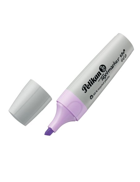 Textmarker 490 ECO Pelikan, din materiale reciclate, 6 culori pastel