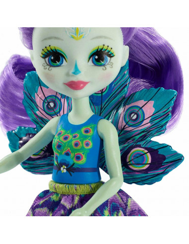 Papusa Enchantimals by Mattel Patter Peacock cu