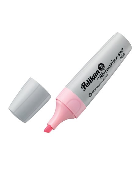 Textmarker 490 ECO Pelikan, din materiale reciclate, 6 culori pastel