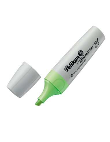 Textmarker 490 ECO Pelikan, din materiale reciclate, 6 culori neon