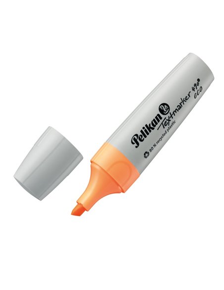 Textmarker 490 ECO Pelikan, din materiale reciclate, 6 culori neon