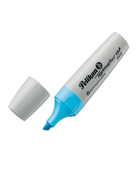 Textmarker 490 ECO Pelikan, din materiale reciclate, 6 culori neon