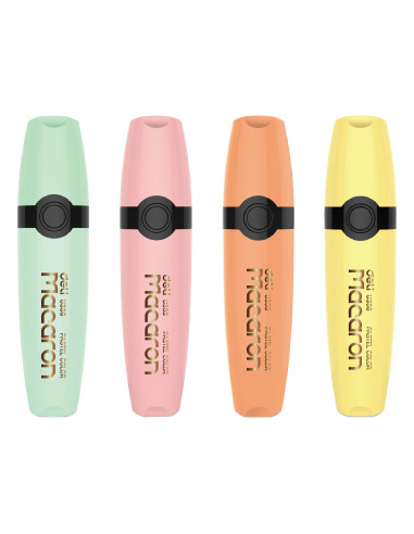DLEU356-MT,Textmarker set 4 macarons deli