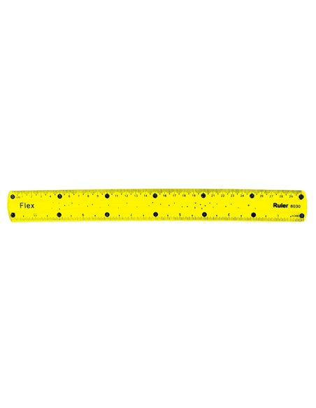 Rigla fexibila 30 cm, Culori asortate