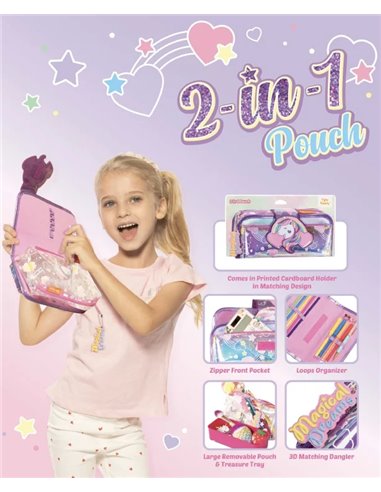 Necessaire fun time 2 in 1, motiv sweet cakes