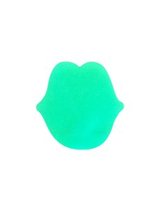 Notez adeziv in forma de buze, 100 coli, Verde neon