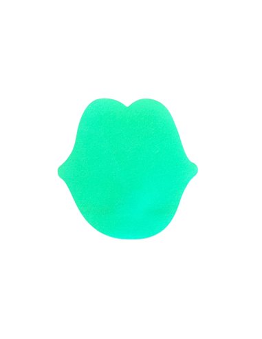 Notez adeziv in forma de buze, 100 coli, Verde neon