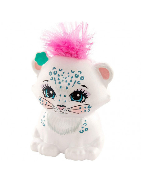 Papusa Enchantimals by Mattel Sybill Snow Leopard cu figurina