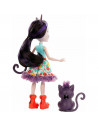Papusa Enchantimals by Mattel Ciesta Cat cu figurina