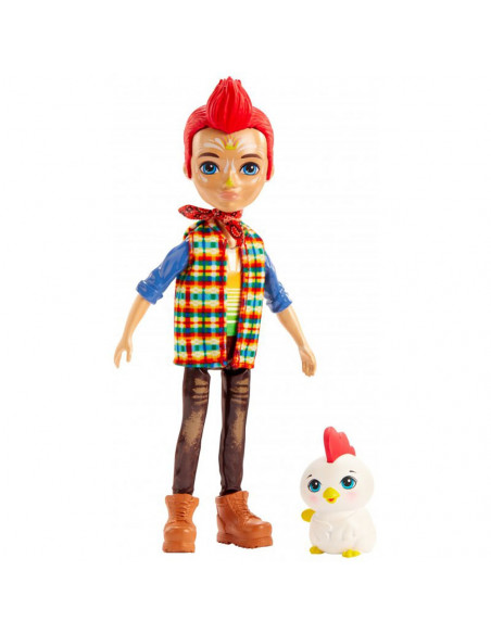 Papusa Enchantimals by Mattel Redward Rooster cu figurina