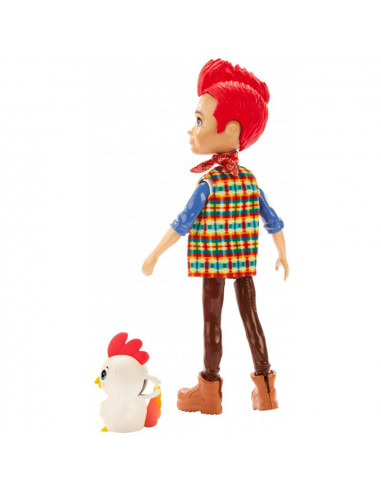 Papusa Enchantimals by Mattel Redward Rooster cu figurina