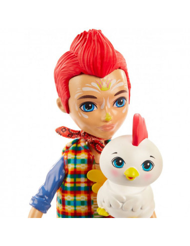 Papusa Enchantimals by Mattel Redward Rooster cu figurina