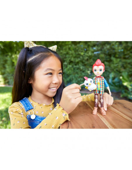 Papusa Enchantimals by Mattel Redward Rooster cu figurina