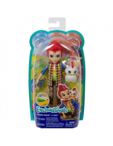 Papusa Enchantimals by Mattel Redward Rooster cu figurina