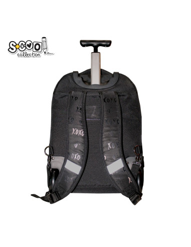 SC2540,Ghiozdan trolley premium, compartiment laptop, 34x20x49 cm - S-COOL