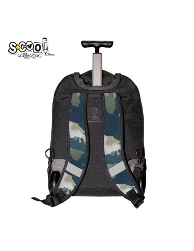 SC2542,Ghiozdan scolar premium tip troller, compartiment laptop S-COOL SC2542