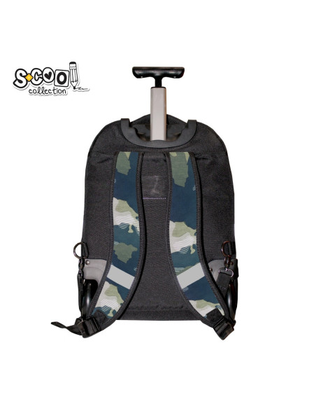 SC2542,Ghiozdan scolar premium tip troller, compartiment laptop S-COOL SC2542
