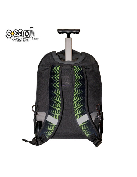SC2543,Ghiozdan scolar premium tip troller, compartiment laptop S-COOL SC2543