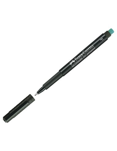 Marker permanent Faber-Castell FC151399, Multimark F, Negru Marker permanent Faber-Castell FC151399, Multimark F, Negru