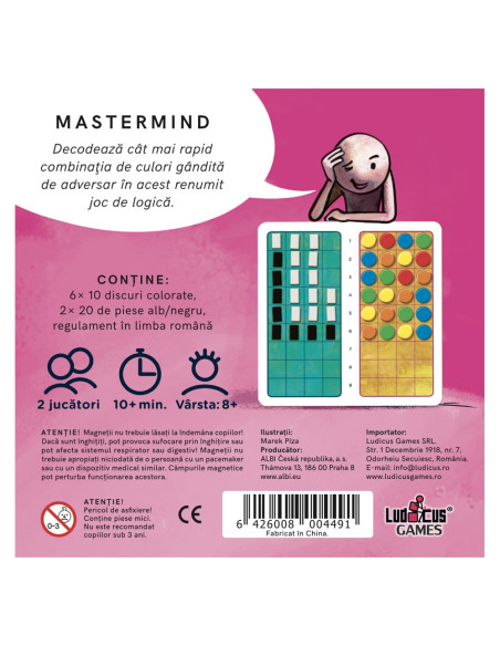 ROB-ALBI4491,Joc magnetic - Mastermind