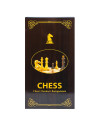 ROB-S3037,Joc 3 in 1: sah, table, dame! Cutie lemn, 29.5x14.5 cm