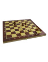 ROB-S3037,Joc 3 in 1: sah, table, dame! Cutie lemn, 29.5x14.5 cm