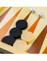 ROB-S3037,Joc 3 in 1: sah, table, dame! Cutie lemn, 29.5x14.5 cm
