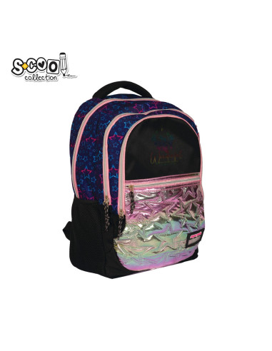 SC2687,Ghiozdan compartiment laptop, SUPERPACK, 46x32x15 cm - S-COOL