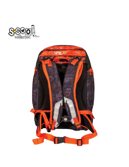 SC2659,Ghiozdan anatomic NEVER GIVE UP, 41x28x21 cm - S-COOL