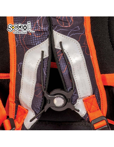 SC2659,Ghiozdan anatomic NEVER GIVE UP, 41x28x21 cm - S-COOL