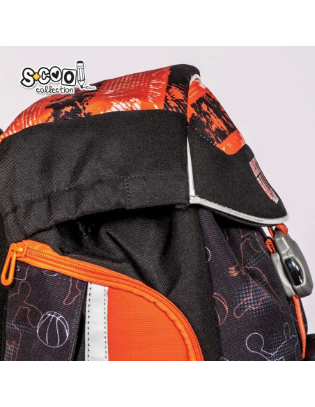 SC2659,Ghiozdan anatomic NEVER GIVE UP, 41x28x21 cm - S-COOL