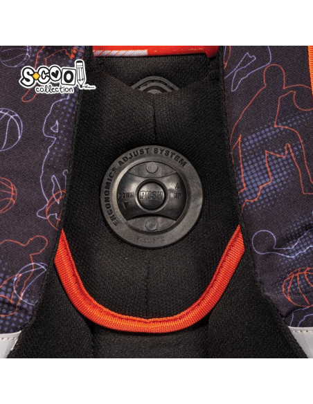 SC2659,Ghiozdan anatomic NEVER GIVE UP, 41x28x21 cm - S-COOL