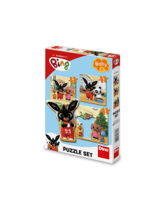 ROB-325142,Puzzle 3 in 1, Bing si prietenii - DINO TOYS