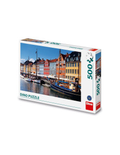 ROB-686533,Puzzle Copenhaga, 500 piese - DINO TOYS