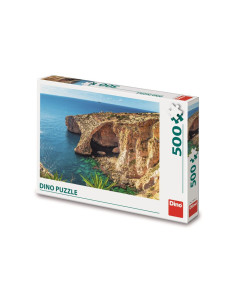 ROB-502611,Puzzle Plaja din Malta, 500 piese - DINO TOYS