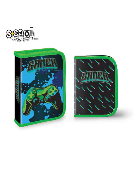SC2443,Penar echipat, 1 fermoar, 2 extensii, 32 piese, GAMER - S-COOL