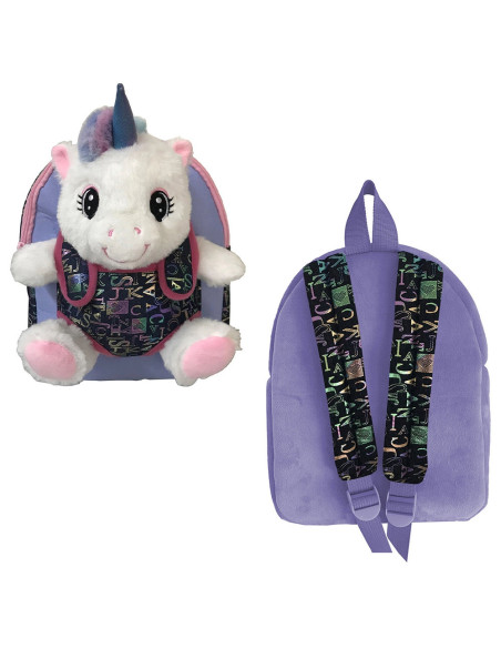 SC2558,Ghiozdan gradinita BABY ANIMALS, UNICORN, 23x8x28 cm - S-COOL