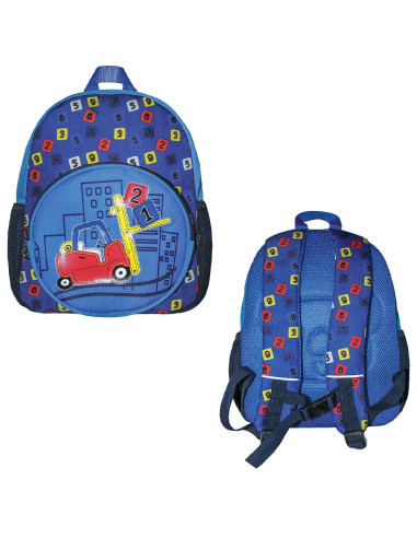 SC2491,Ghiozdan gradinita NUMBERS, 31x24x9 cm - S-COOL