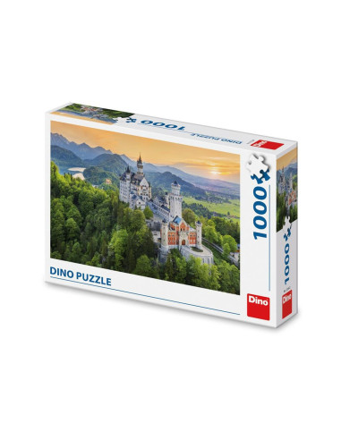 ROB-533042,Puzzle Castelul Neuschwanstein, 1000 piese - DINO TOYS