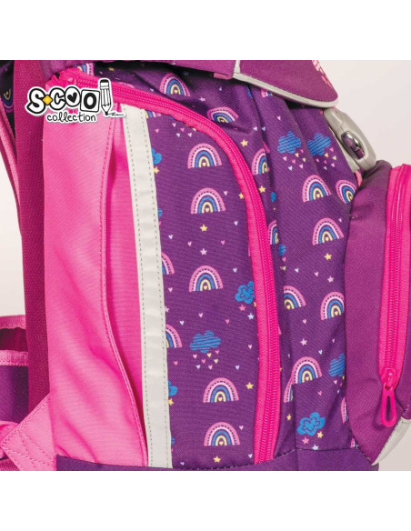 SC2657,Ghiozdan anatomic FOLLOW YOUR DREAMS, 41x28x21 cm - S-COOL