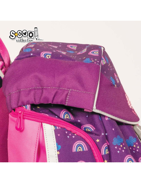 SC2657,Ghiozdan anatomic FOLLOW YOUR DREAMS, 41x28x21 cm - S-COOL