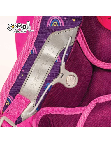 SC2657,Ghiozdan anatomic FOLLOW YOUR DREAMS, 41x28x21 cm - S-COOL