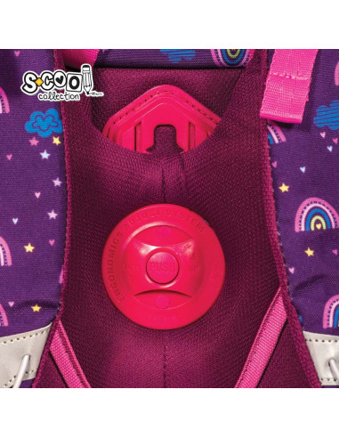 SC2657,Ghiozdan anatomic FOLLOW YOUR DREAMS, 41x28x21 cm - S-COOL