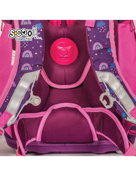 SC2657,Ghiozdan anatomic FOLLOW YOUR DREAMS, 41x28x21 cm - S-COOL