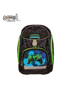 SC2658,Ghiozdan anatomic GAMER, 41x28x21 cm - S-COOL