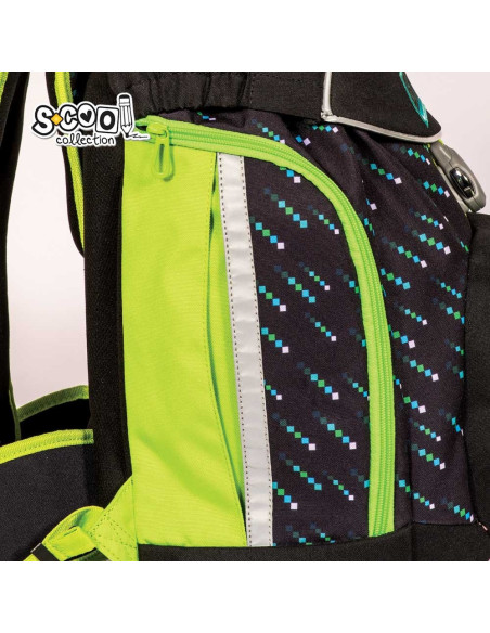 SC2658,Ghiozdan anatomic GAMER, 41x28x21 cm - S-COOL