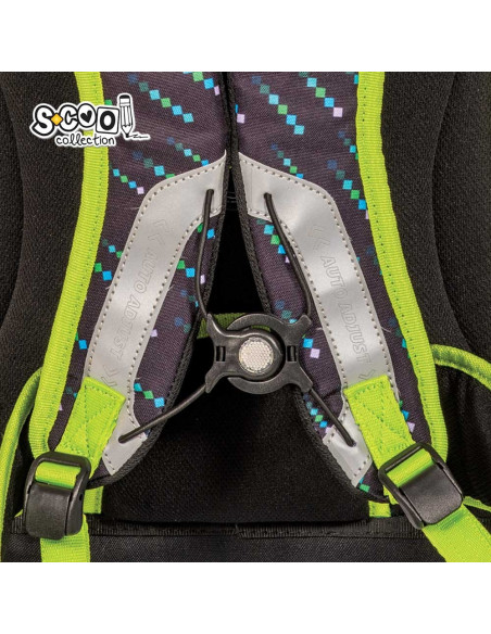 SC2658,Ghiozdan anatomic GAMER, 41x28x21 cm - S-COOL